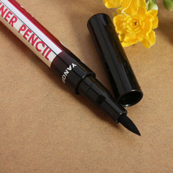 Black Waterproof Liquid Eyeliner Pen Long Lasting MakeUp EyeLiner Pencil