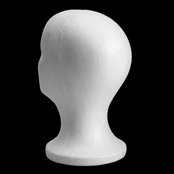 Foam Mannequin Head Model Display Wig Hat Stand White Foams