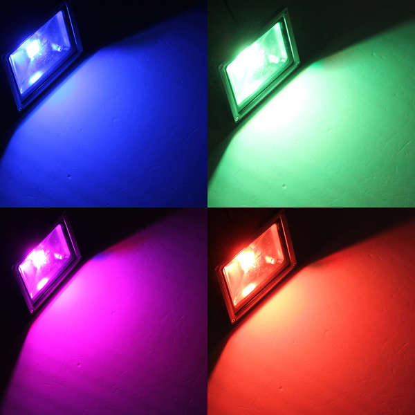 20W RGB Waterproof IP65 Outdoor LED Flood Wash Light 85-265V