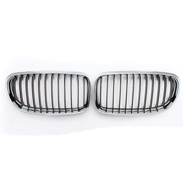 Pair of Front Plated Grille Hood Grille for BMW E90 3 Series 2009-2011