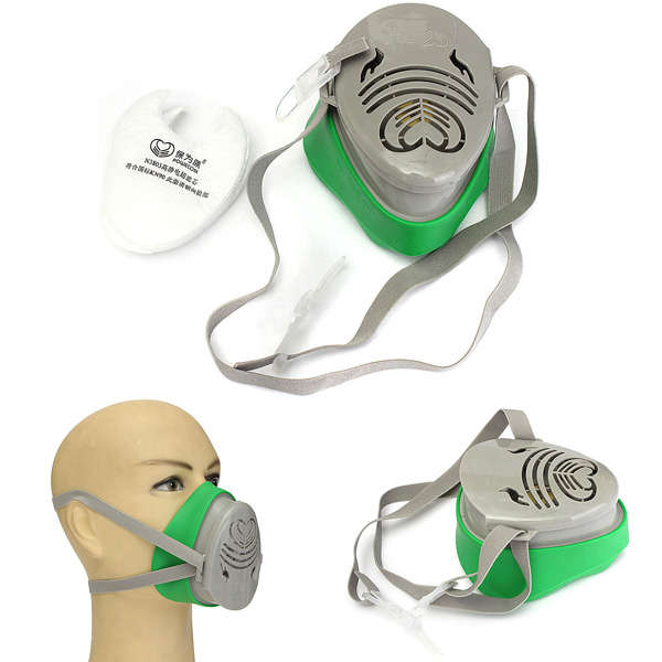 POWERCOM N3800 Anti-Dust Gas Mask Filter Paint Spraying Cartridge Respirator