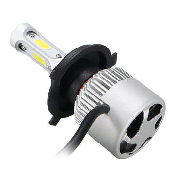 Headlights Pair 72W 8000LM COB LED Car Headlights Fog Lamps Bulbs H4 H7 H11 9005 9006 6500K