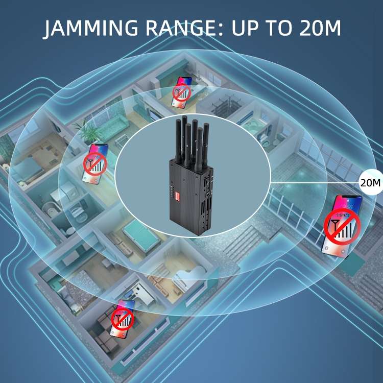 GSM / CDMA / DCS / PCS / 3G / 4G / Wifi Mobile Phone Signal  Breaker / Jammer / Isolator, Coverage: