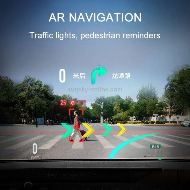 1080P 10 inch ADAS Dual-recording Starlight Night Vision Driving Recorder AR Intelligent Navigator