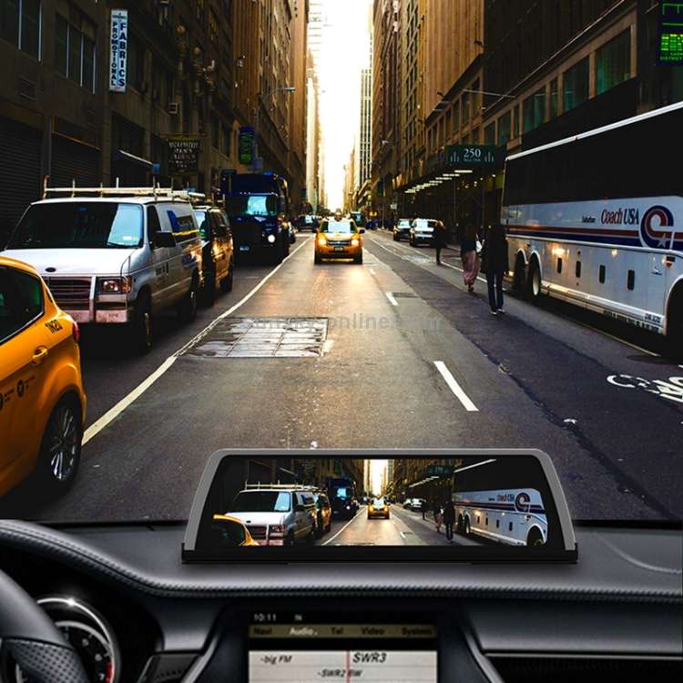 1080P 10 inch ADAS Dual-recording Starlight Night Vision Driving Recorder AR Intelligent Navigator