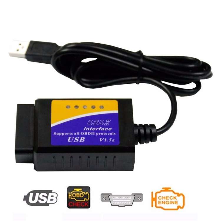 ELM327 Interface USB V1.4 OBDII Auto Diagnostic Scanner Tool
