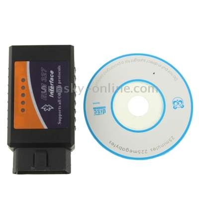 ELM327 OBDII Bluetooth Diagnostic Interface, Support All OBDII Protocols