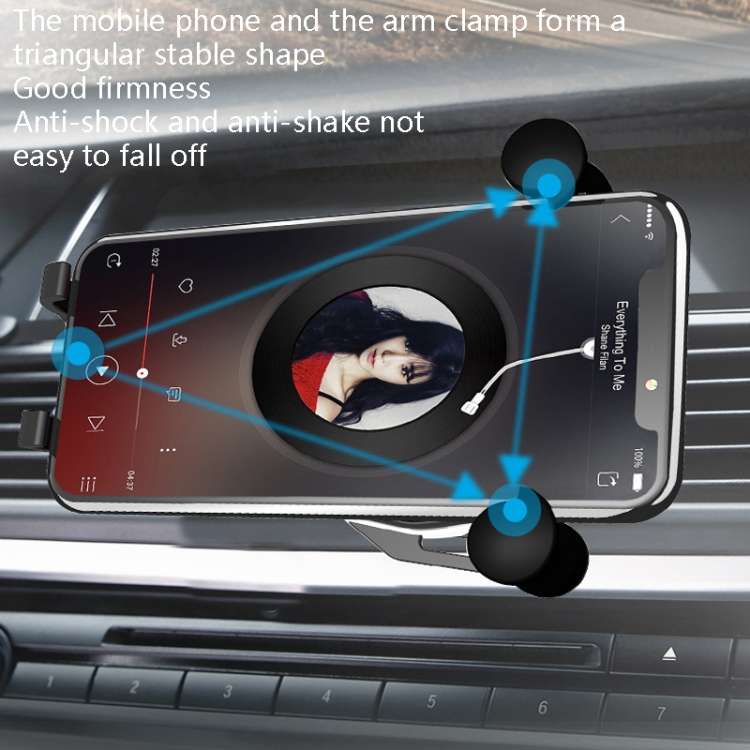 YANTU HM1 Car Wireless Charger Automatic Induction Phone Bracket(Wireless Charging)