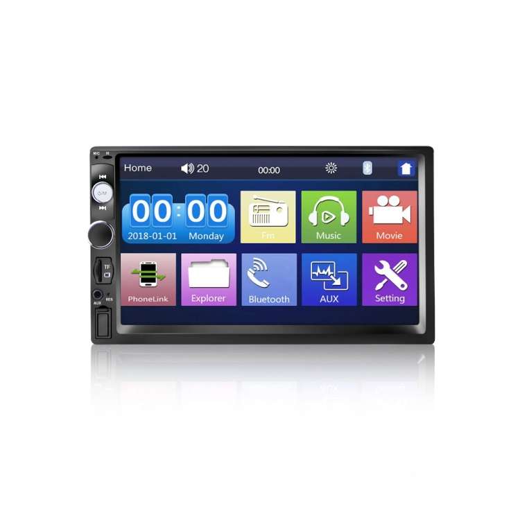 Q3188 7 inch Car Touch Screen MP5 Player Support FM / TF / Mirror Link