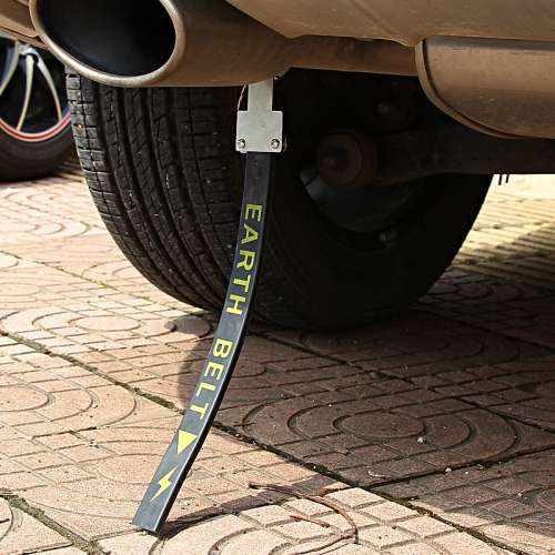 2 PCS P116 Car Electrostatic Belt Eliminator ,Specification: SUV(Black)