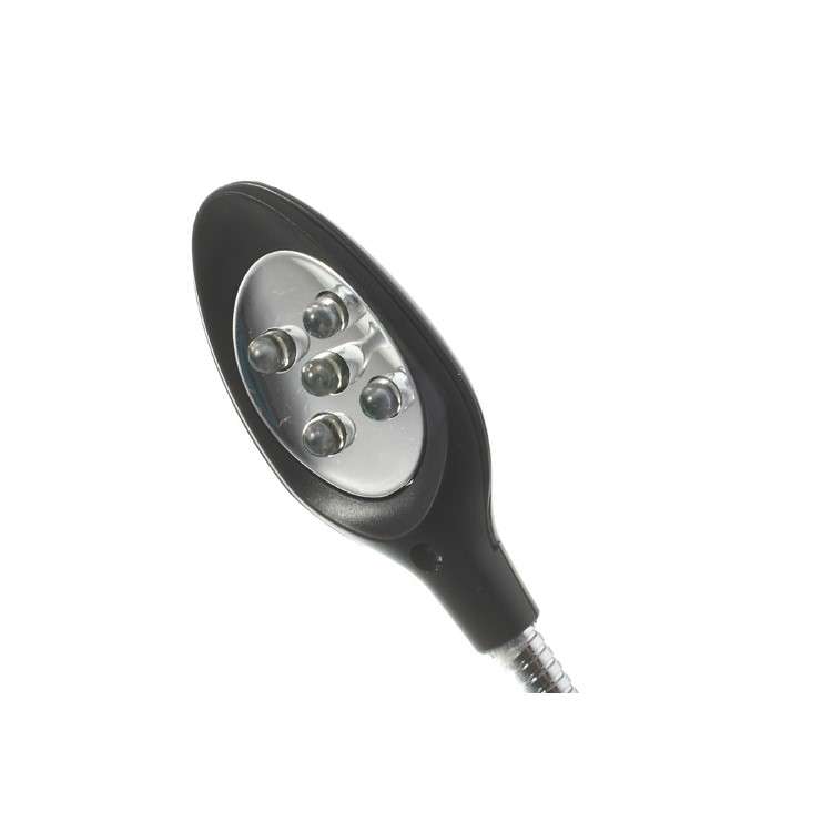 5 LED Auxiliary Clip Magnifier AC/DC Interchangeable Desktop Welding Modelling Tool-7