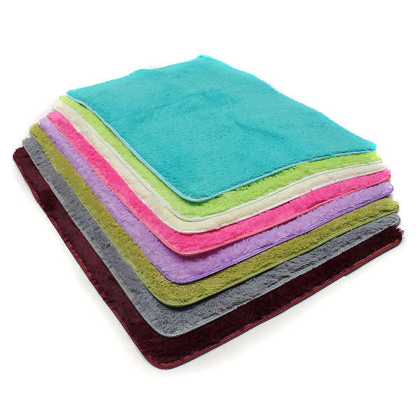 80x120cm Velvet Carpet Non-slip Bedroom Yoga Floor Mat Rug