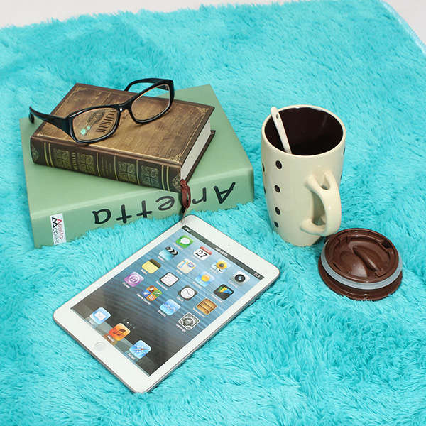 80x120cm Velvet Carpet Non-slip Bedroom Yoga Floor Mat Rug