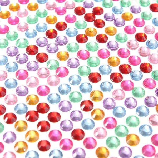 1558pcs 36 X8.5cm Bling Crystals Rhinestones Stickers For Motor Car Mobile PC Decoration