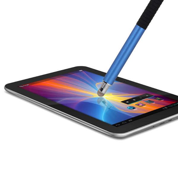 2 in 1 Universal Touch Screen Drawing Point Dics Fiber Tip Stylus Pen for iPad Smartphone Tablet