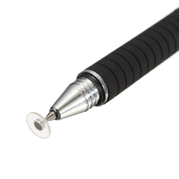 2 in 1 Universal Touch Screen Drawing Point Dics Fiber Tip Stylus Pen for iPad Smartphone Tablet