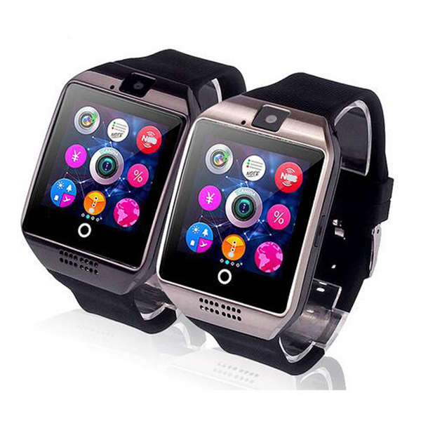 Q18 Sleep Monitor Pedometer Camera SMS SIM TF Card Bluetooth Smart Watch For IOS Android
