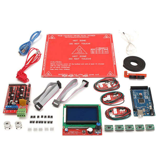 Ramps 1.4 12864 LCD MK2B Heatbed Controller Kit For Reprap Prusa i3 3D Printer