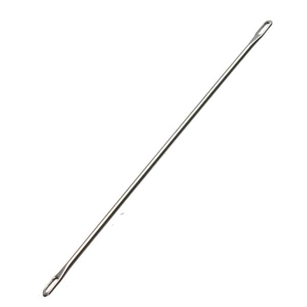 Titanium Steel One Double Eye Transfer Needle For 9mm Bulky Knitting Machine