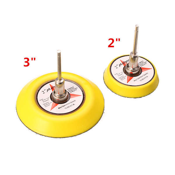 HILDA 2/3 Inch Sticky Backing Pad Polishing Sander Backer Plate With 1/8 Inch Shank for Dremel