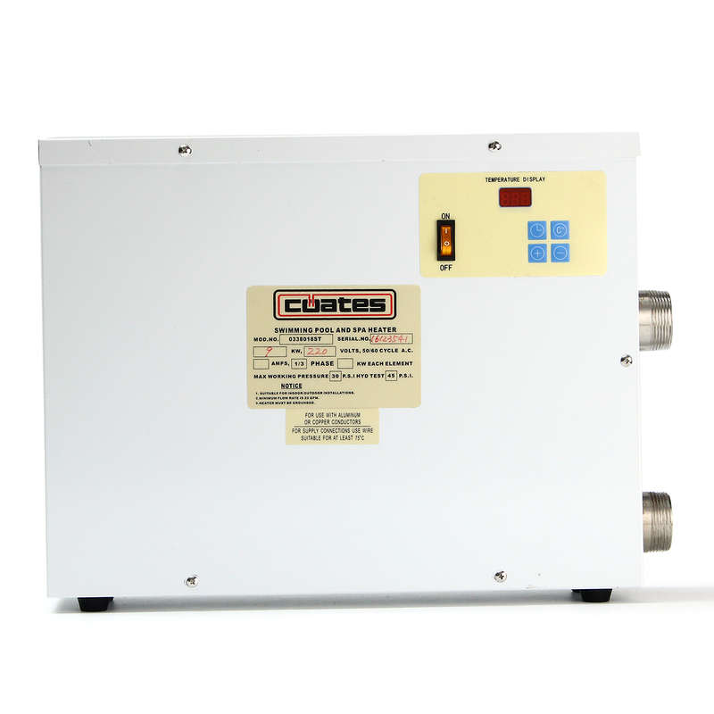 9KW 220V Digital Swimming Pool SPA Hot Tub Thermostat Electric Water Heater