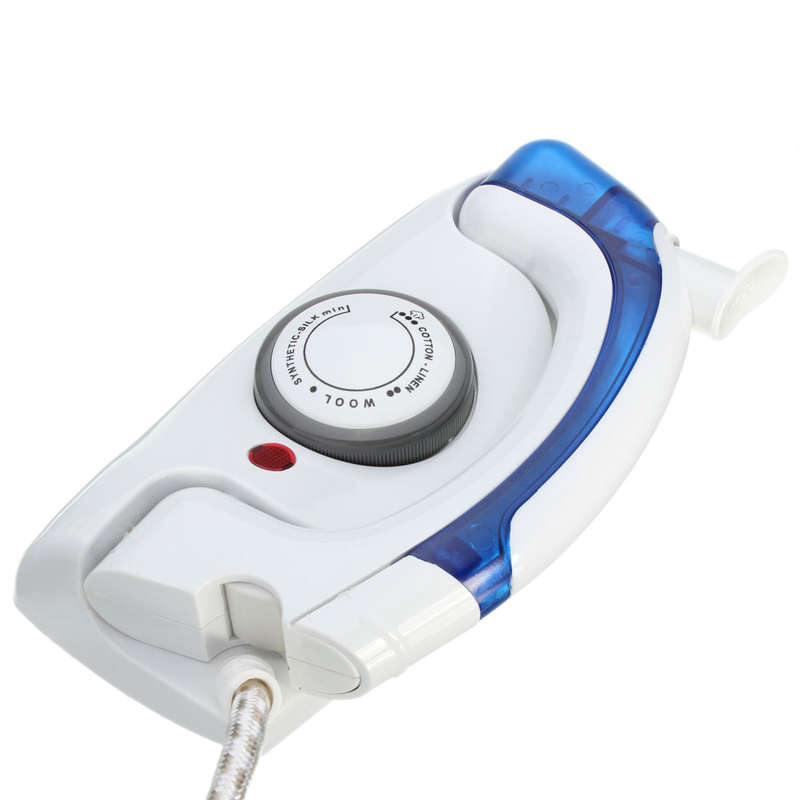 Portable Foldable Folding Adjustable Thermostatic Compact Handheld Flat Travel Steam Iron Temperatur