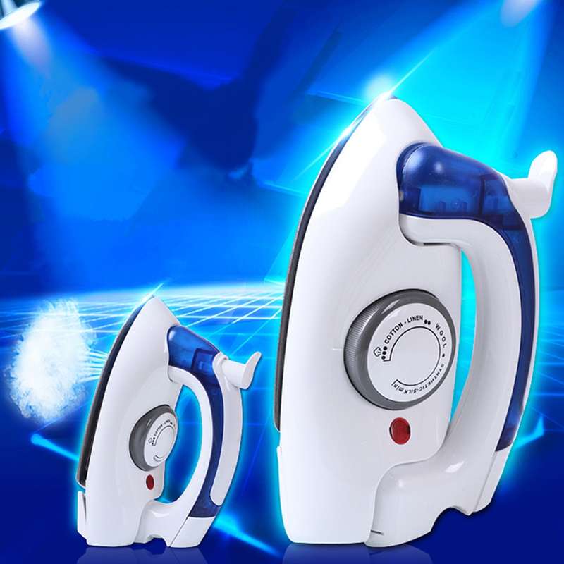 Portable Foldable Folding Adjustable Thermostatic Compact Handheld Flat Travel Steam Iron Temperatur