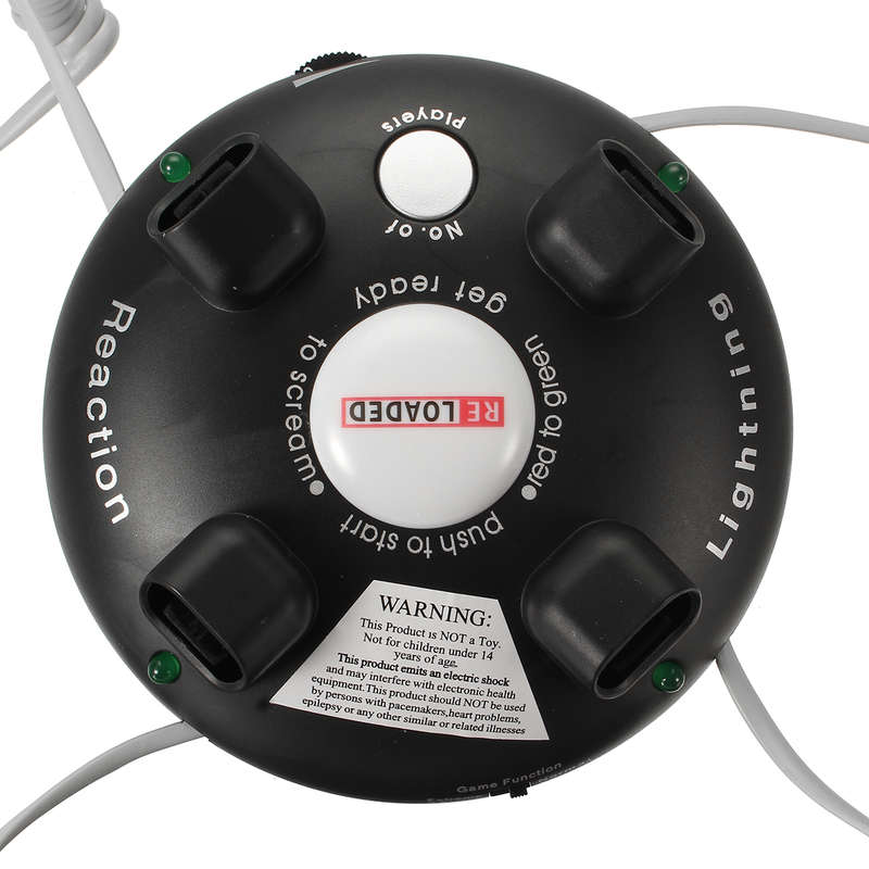 Electric Shocking Detector Lightning Reaction Party Bar Drinking Game Tool