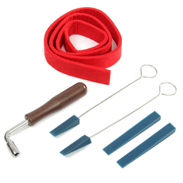 6Pcs Piano Tuning Lever Tools Kit Mute Hammer DIY Set Piano Part