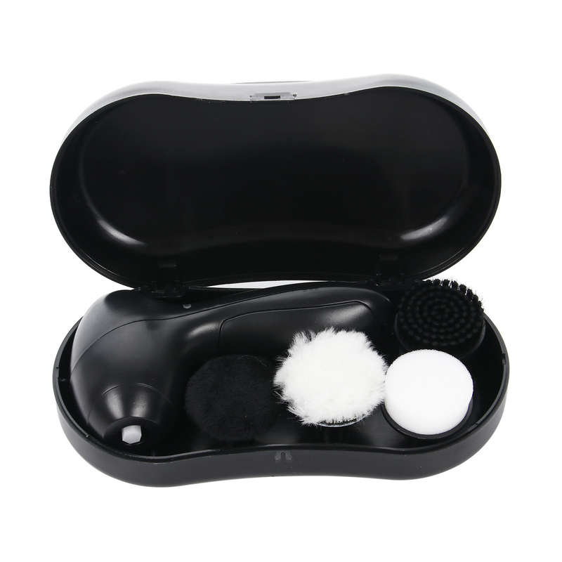 Handheld Electric Shoe Polisher Shoes Scrubber Portable Shoe Cleaning Brush Kit for Leather Shoes wi