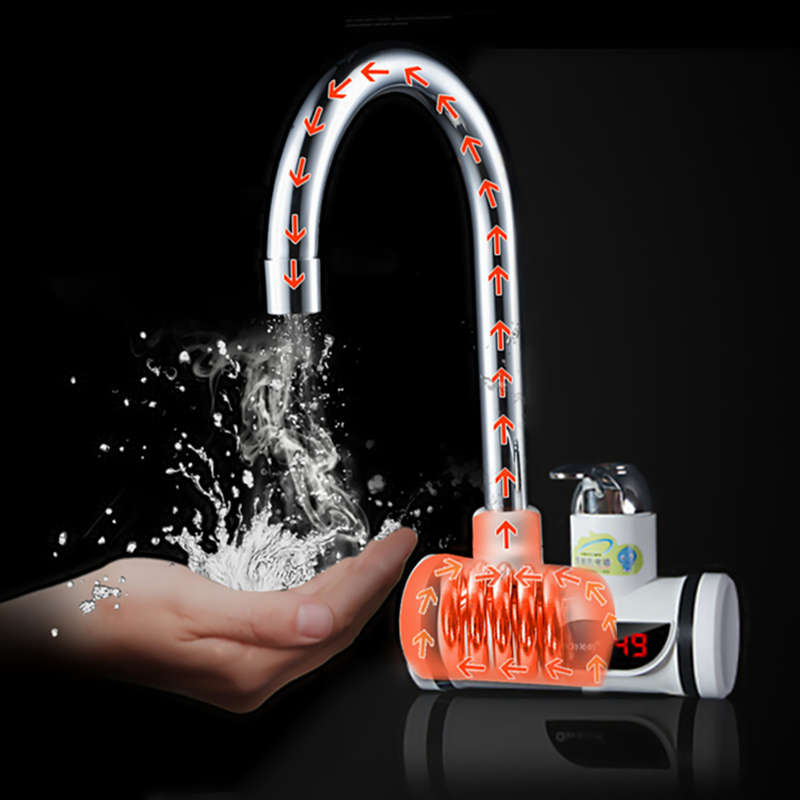 *LOCALLY IN STOCK**220V Digital Display Instant Heating Electric Water Heater Faucet Tap