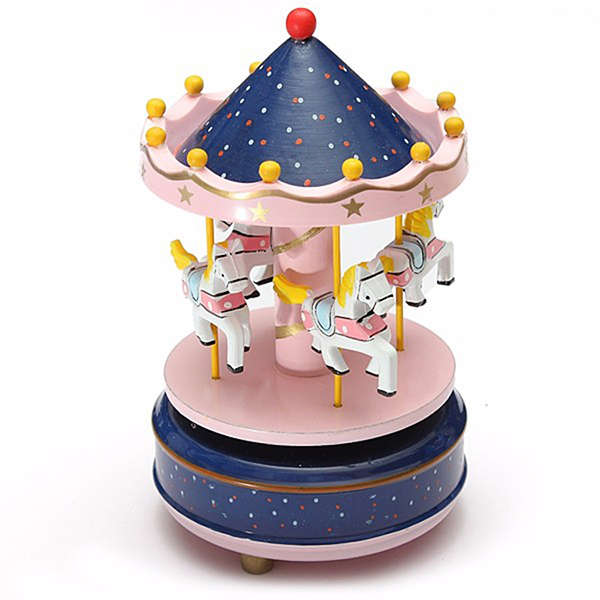 4 X Kids Carousel Music Box Merry Go Round Musical Devolopment Toys Room Decor