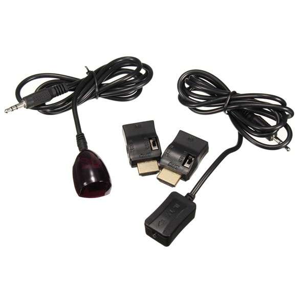 IR Extender Over HD Multimedia Interface Remote Control Adapters Receiver Transmitter Cable Kit