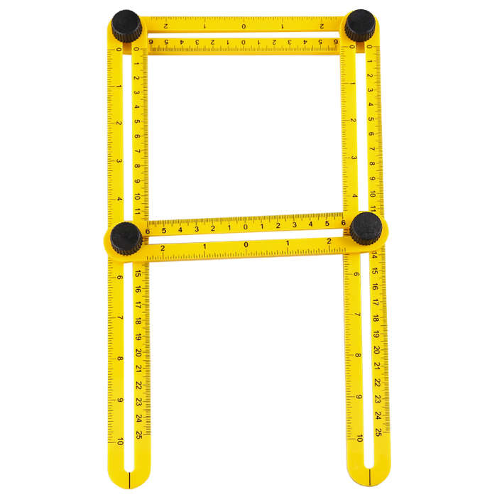 Professional Angle Template Tool Angle Measuring Tool Protractor Multi-Angle Ruler Layout Tool Ruler