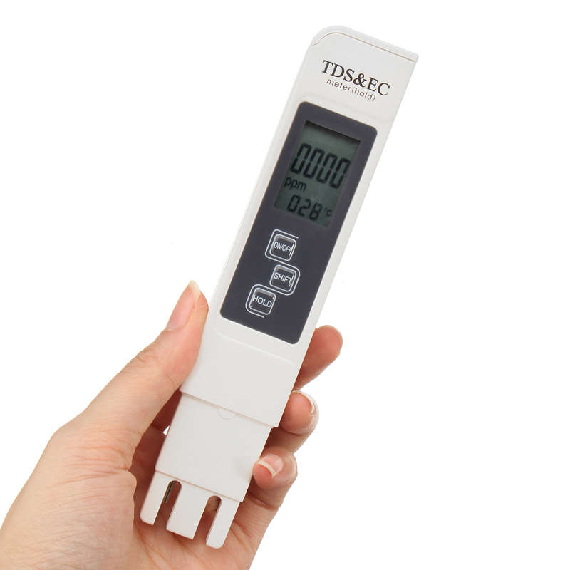 3In1 EC-1 Water Quality Test Meter Digital TDS EC Conductivity Tool 0-9990 ppm