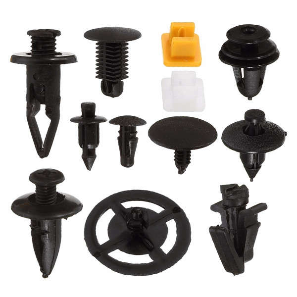 250pcs Plastic Car Repair Clip Rivets Screws Push Fastener Assortment Kit