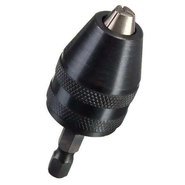 Drillpro 0.5-8mm 1/4 Inch Hex Shank Keyless Drill Chuck Drill Screwdriver Impact Driver Adaptor