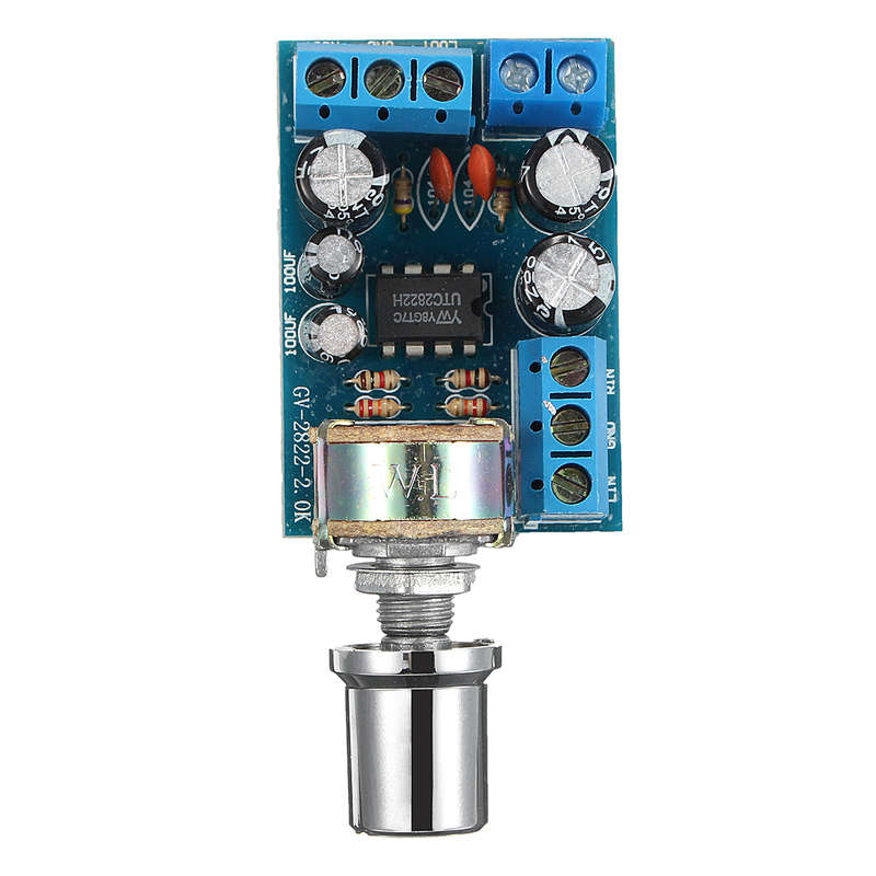 TDA2822M 1W x 2 Dual Channel Audio Amplifier Stereo Module Board Volume Control