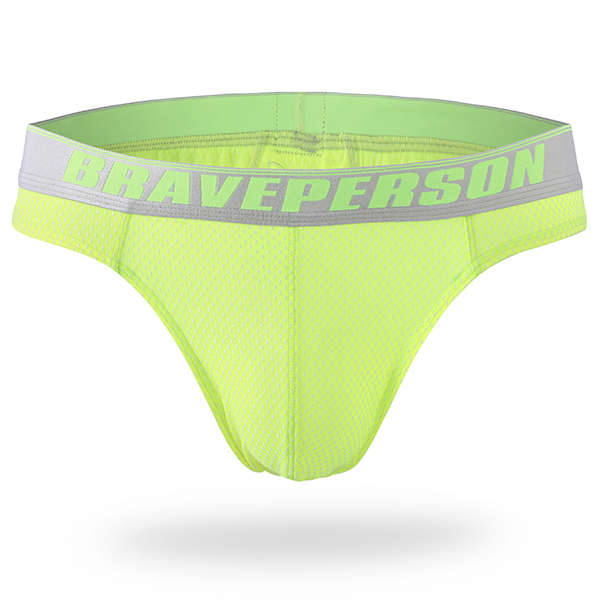 BRAVE PERSON Mens Sexy Jacquard G-string Thongs T-back Briefs