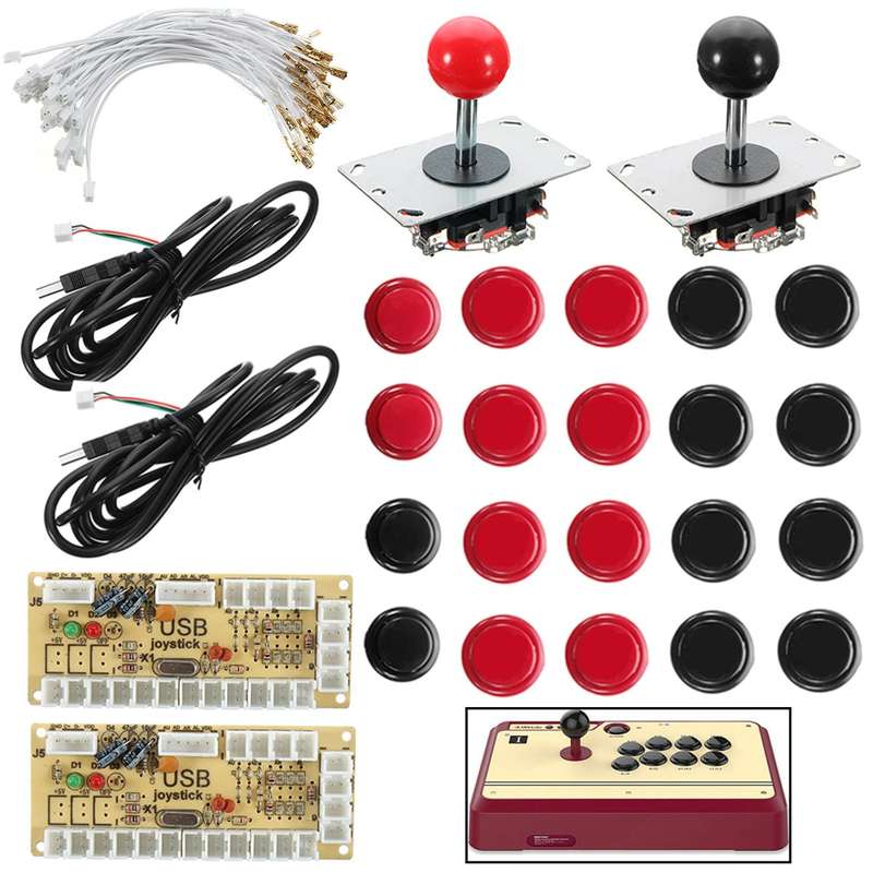 Joystick Push Button Zero Delay Arcade Game DIY Kit For MAME Raspberry Pi AC608