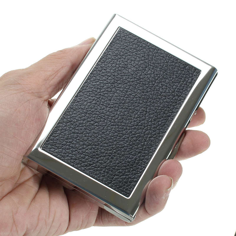 Waterproof Protection Aluminum Pocket Wallet Business Credit Card Portable Case