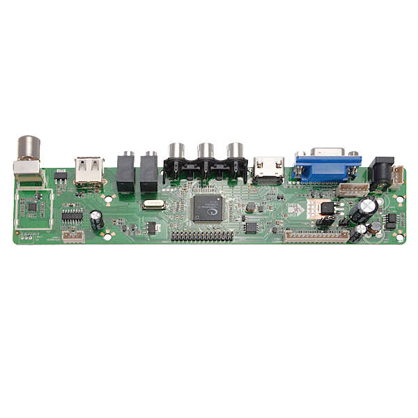 V56 Universal LCD TV Controller Driver Board + V56 Baffle Iron Stand