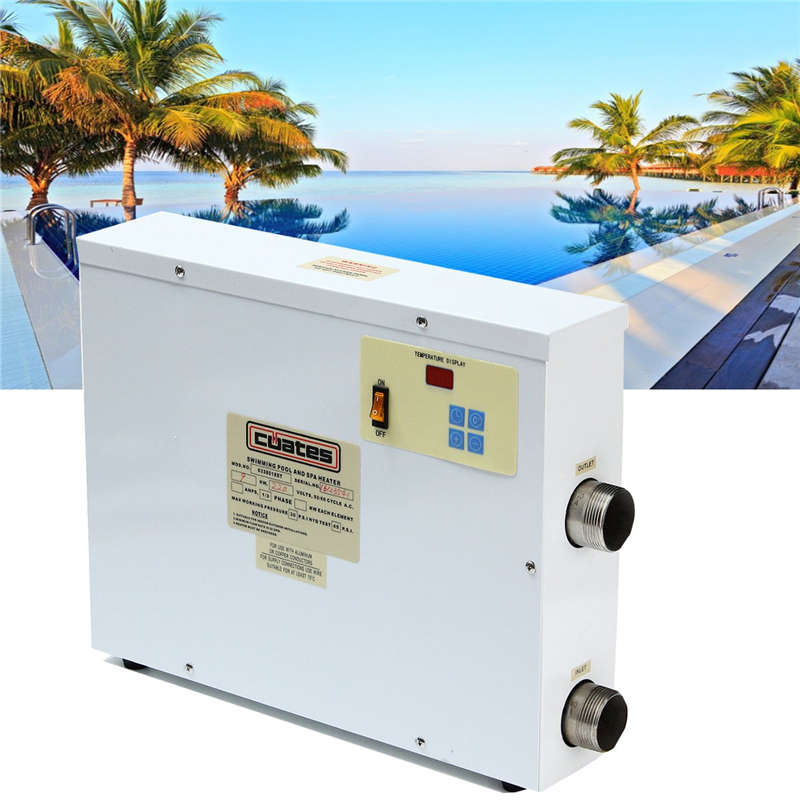 9KW 220V Digital Swimming Pool SPA Hot Tub Thermostat Electric Water Heater