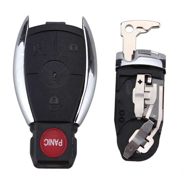 Car Remote Fob Shell Key Case Blade 4 Button for Mercedes Benz C/E/SL/CL/ML
