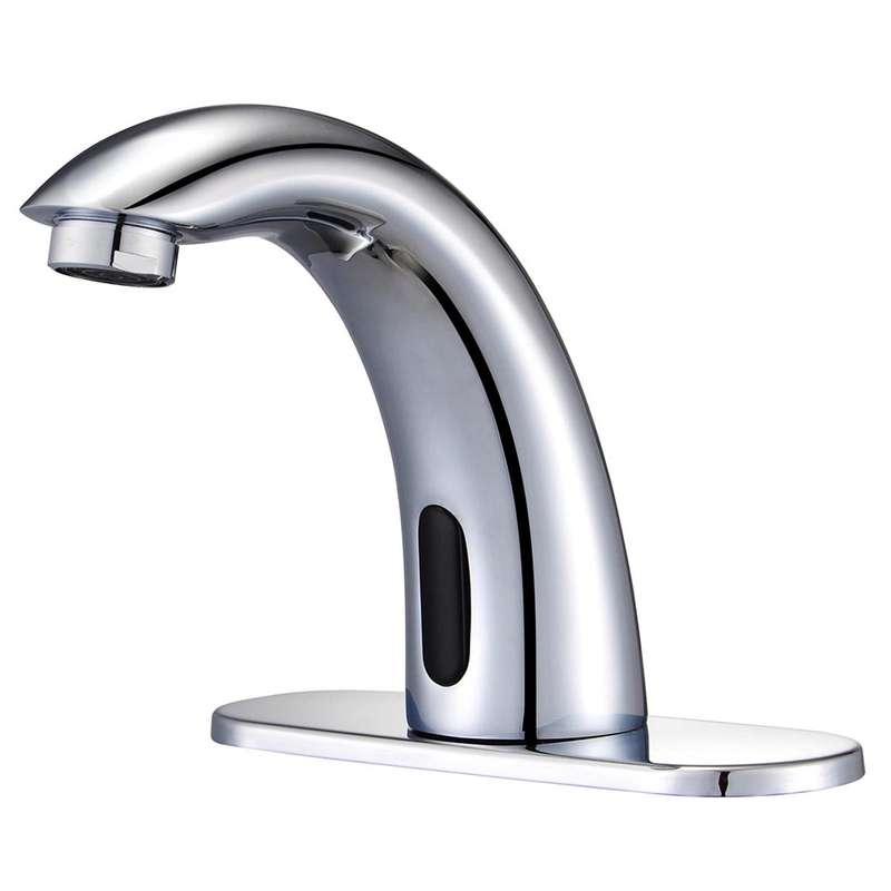 Automatic Sensor Touchless Faucet Hands Free Bathroom Sink Cold Water Tap Commercial Hands Free Tap