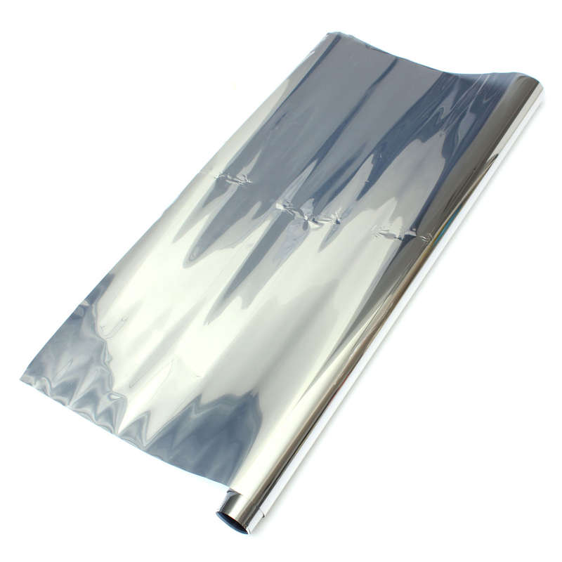 15% 30% 3mx76cm LVT Car Auto Window Glass Tint Film Tinting Roll Silver Mirror