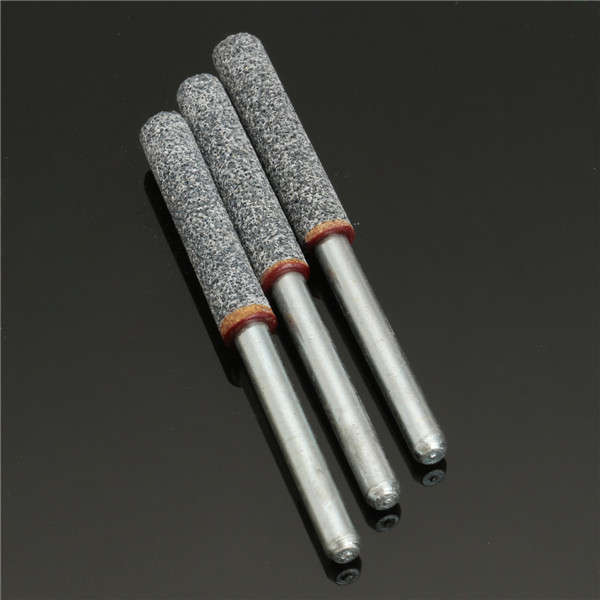 3pcs 3/16 Inch Chain Saw Sharpening Grinding Stones Set
