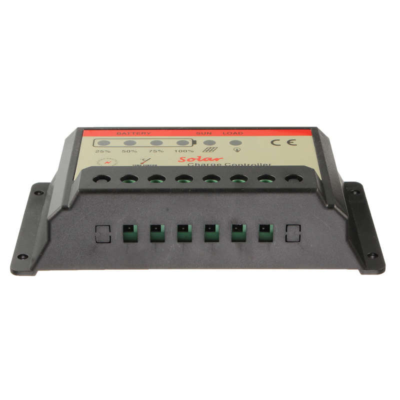 12V/24V 10A PWM Solar Charger Controller Battery Charging Regulator