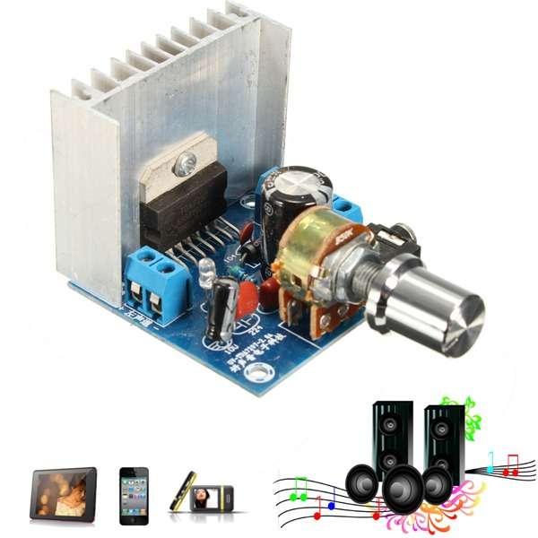 15W TDA7297 Dual-Channel Amplifier Board For Arduino