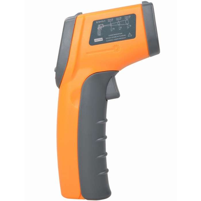 GS320 Laser Digital LCD IR Infrared Thermometer Auto Temperature Meter Gun Non Contact Sensor -50C